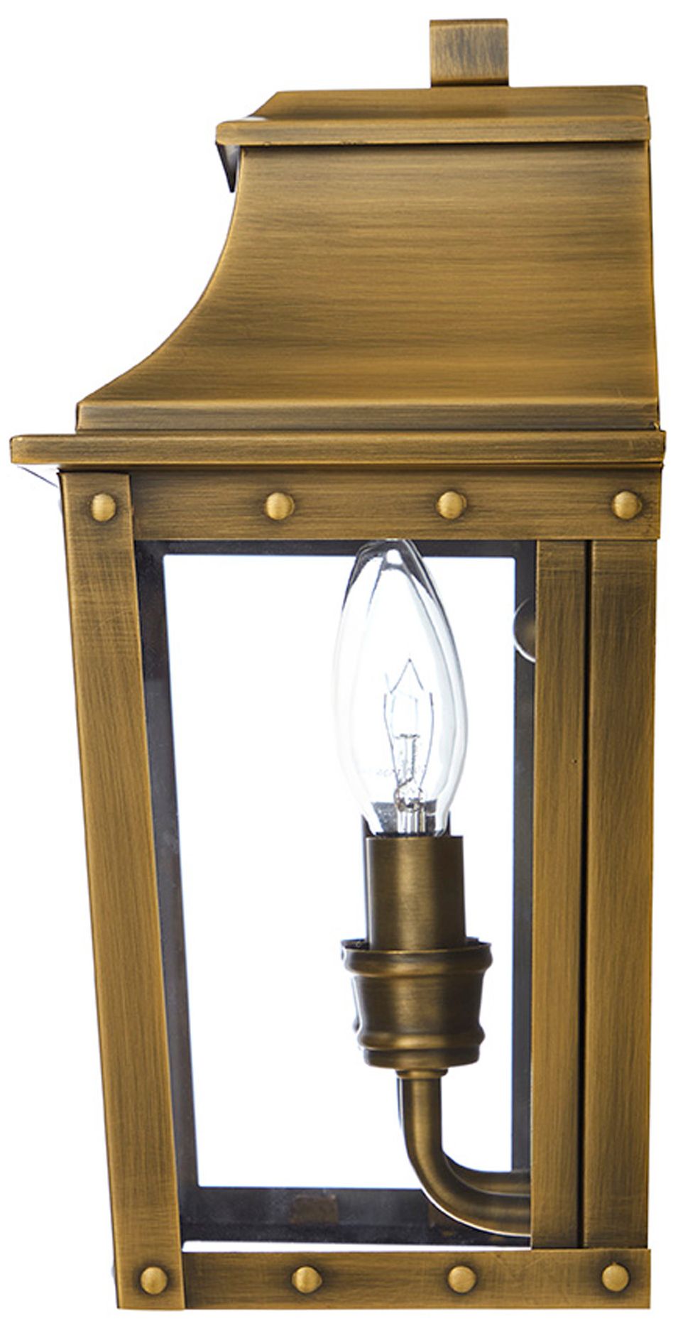 Image 5 Coventry 2-Light Aged Brass Pocket Wall Light more views