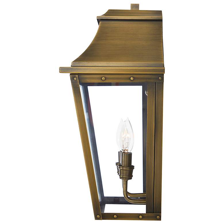 Image 4 Coventry 2-Light Aged Brass Pocket Wall Light more views