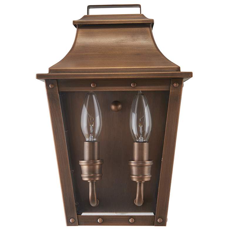 Image 1 Coventry 2-Light Copper Patina Pocket Wall Light