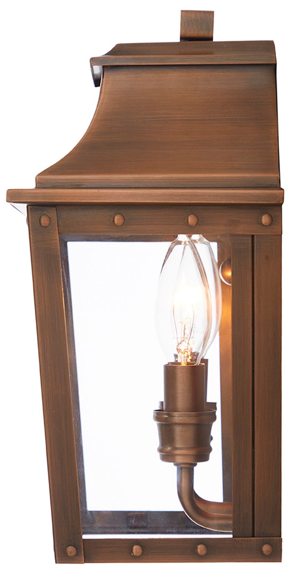 Image 5 Coventry 2-Light Copper Patina Pocket Wall Light more views