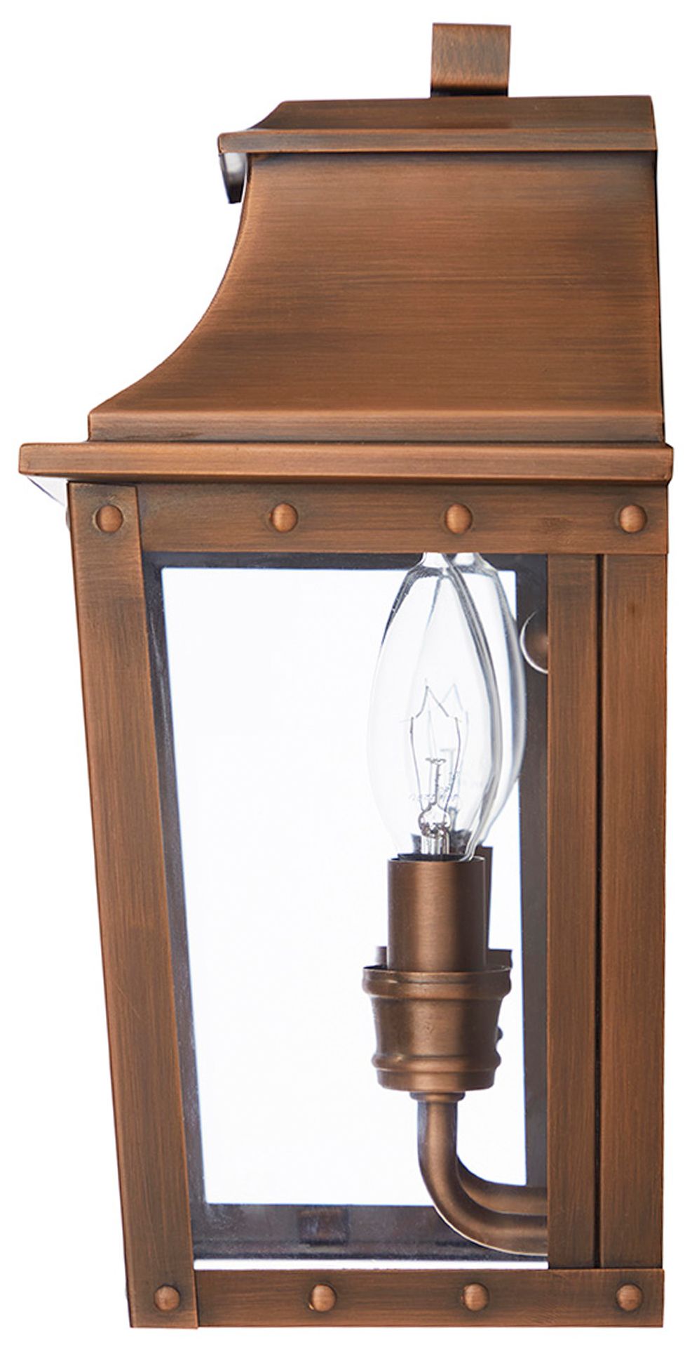 Image 6 Coventry 2-Light Copper Patina Pocket Wall Light more views