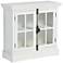 Coventry 36" Wide TV Media Console in White with Glass Doors