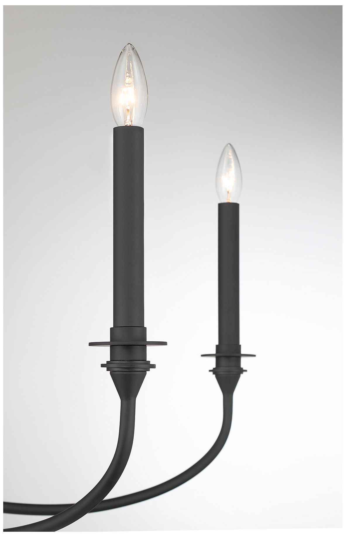 Image 3 Coventry 6-Light Chandelier in Matte Black more views