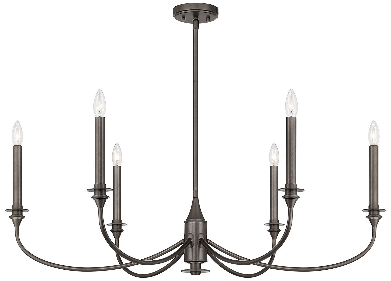 Image 3 Coventry 6-Light Chandelier in Mediterranean Bronze more views