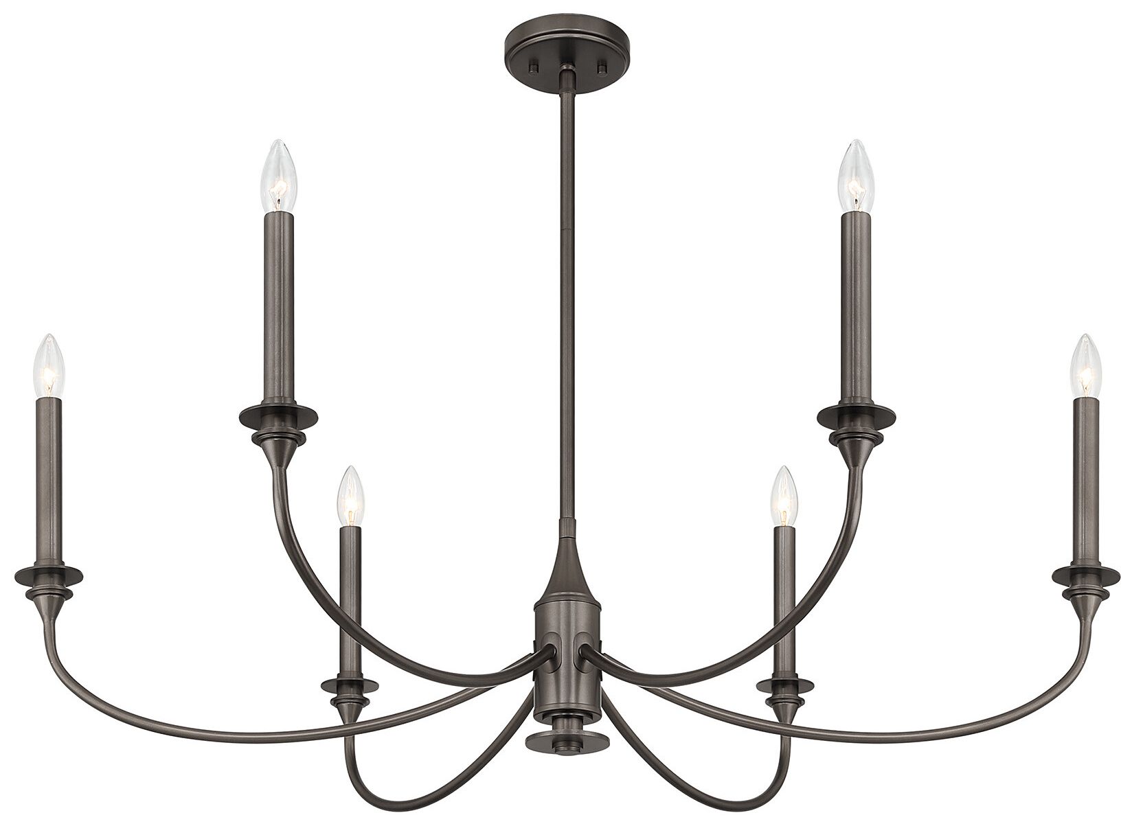 Image 4 Coventry 6-Light Chandelier in Mediterranean Bronze more views