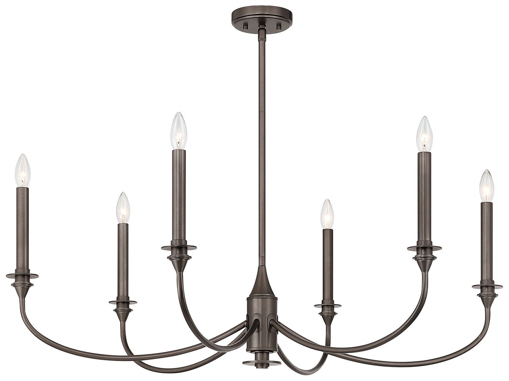 Coventry 6-Light Chandelier in Mediterranean Bronze