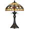 Covey Tiffany-Style Table Lamp with Pull Chain Switch