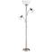 Covina Tree Torchiere Floor Lamp with Glass Shades