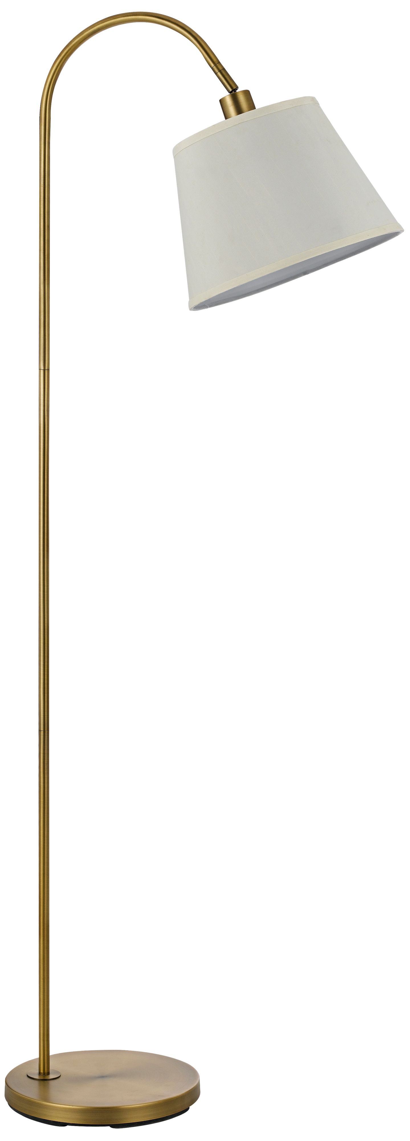 antique brass bridge floor lamp