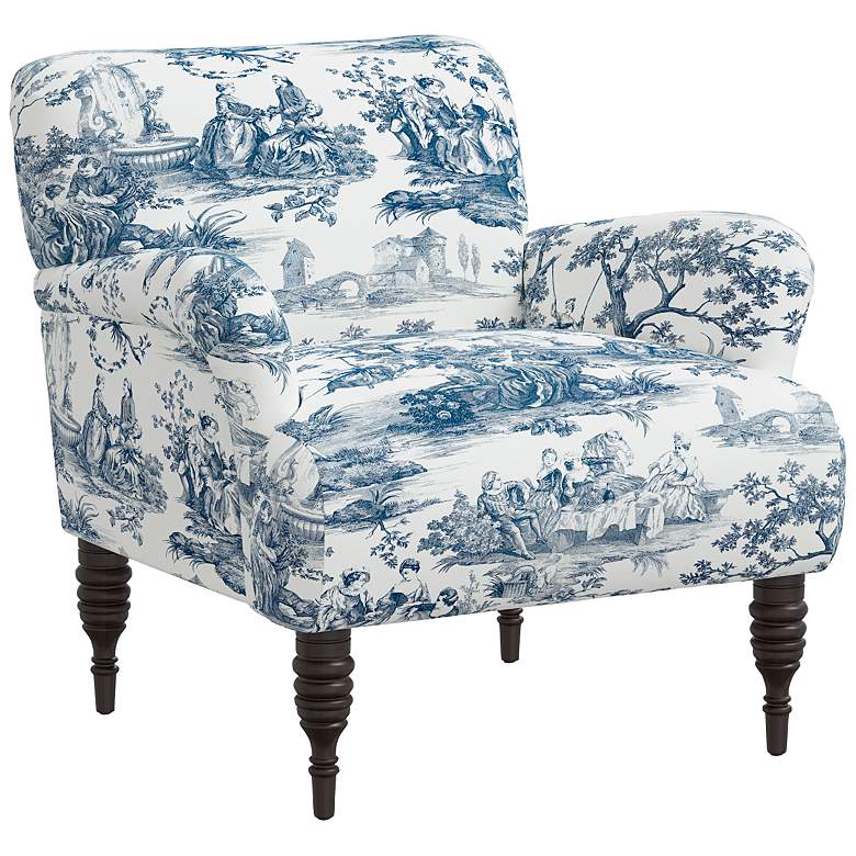 Image 1 Covington Idyllic Days Sapphire Fabric Accent Chair