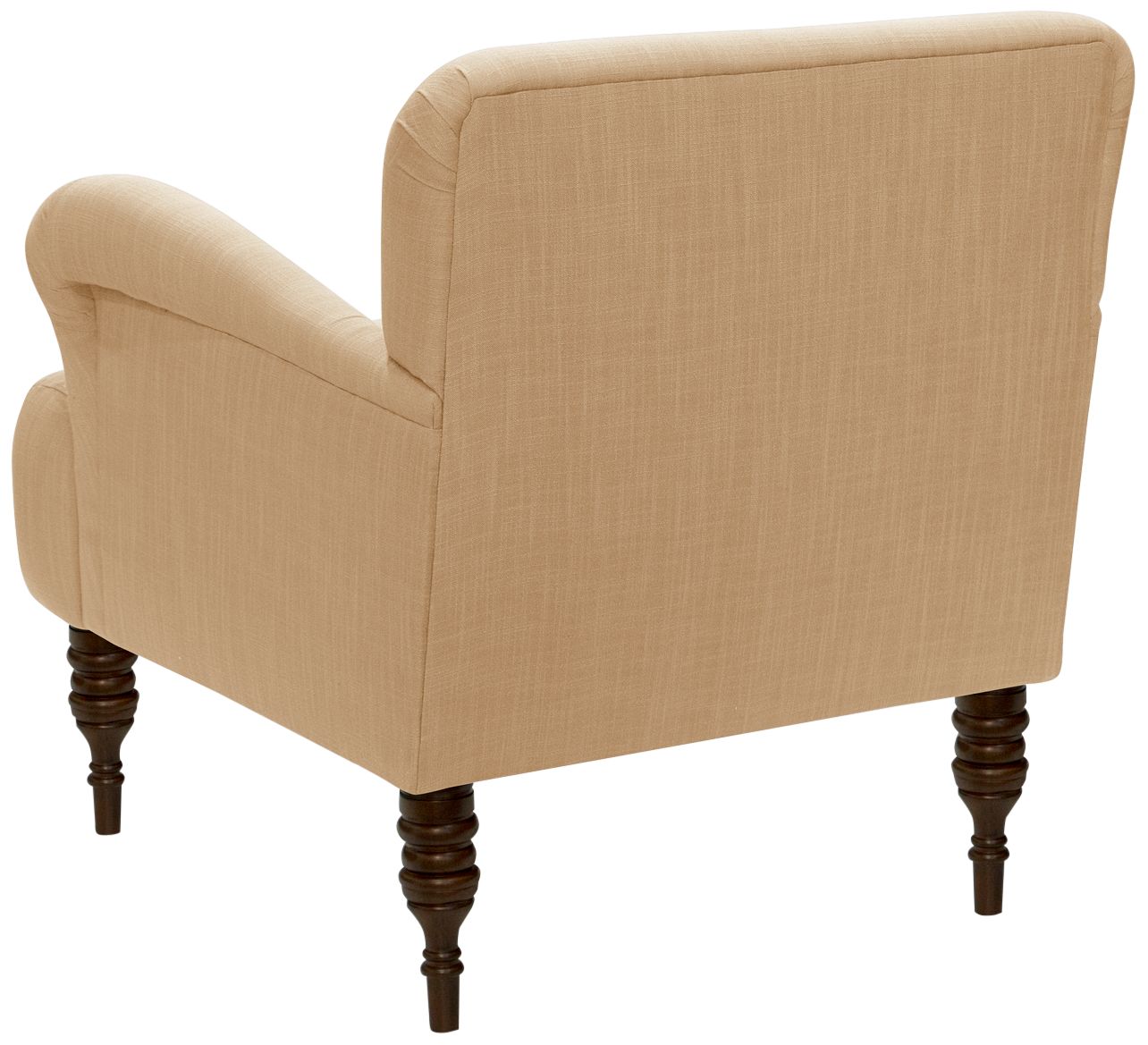 Image 4 Covington Linen Sandstone Fabric Accent Chair - Made to Order more views