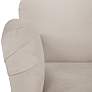 Covington Velvet Light Gray Fabric Accent Chair