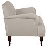 Covington Velvet Light Gray Fabric Accent Chair