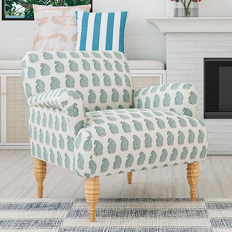 Image 1 Covington Zara Mist Fabric Accent Chair