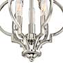 2_Covinton 11" Wide Polished Nickel 3-Light Ceiling Light more views
