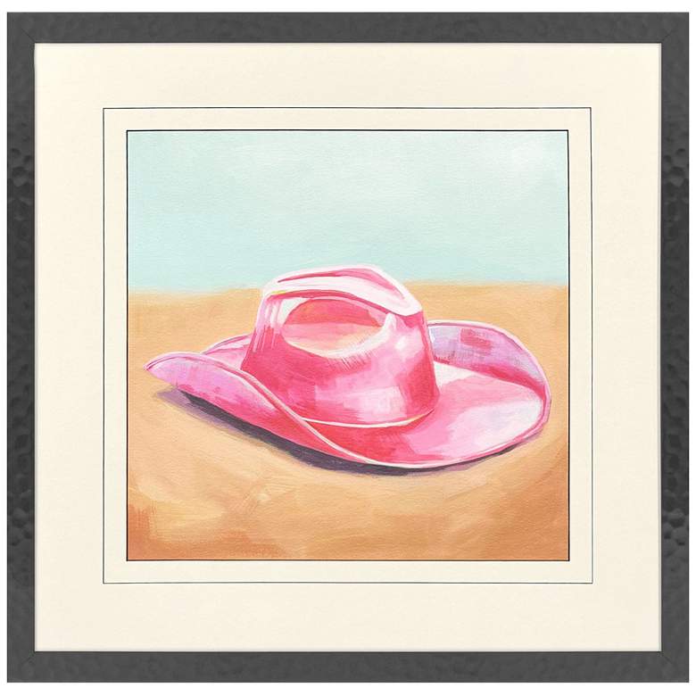 Image 1 Cowboy Barbee I 30"W x 30"H Modern Framed Art