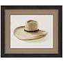 Cowboy Hat I 40" Wide Rectangular Giclee Framed Wall Art