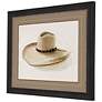 Cowboy Hat I 40" Wide Rectangular Giclee Framed Wall Art