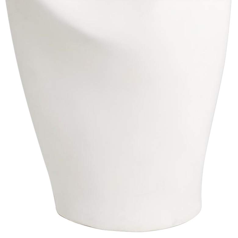 Image 3 Cowl White and Gold Leaf Ceramic Floor Lamp more views
