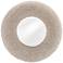 Coyle Ivory Shells 25 1/2" Round Wall Mirror