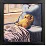 1_Cozy Beats 11"W x 11"H Non-Glass Framed Art