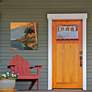 3_Cozy Cabin 24" Square Outdoor Canvas Wall Art more views
