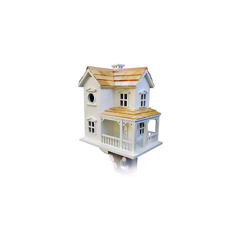 Image 1 Cozy Two-Story 12" High Farmhouse Bird House