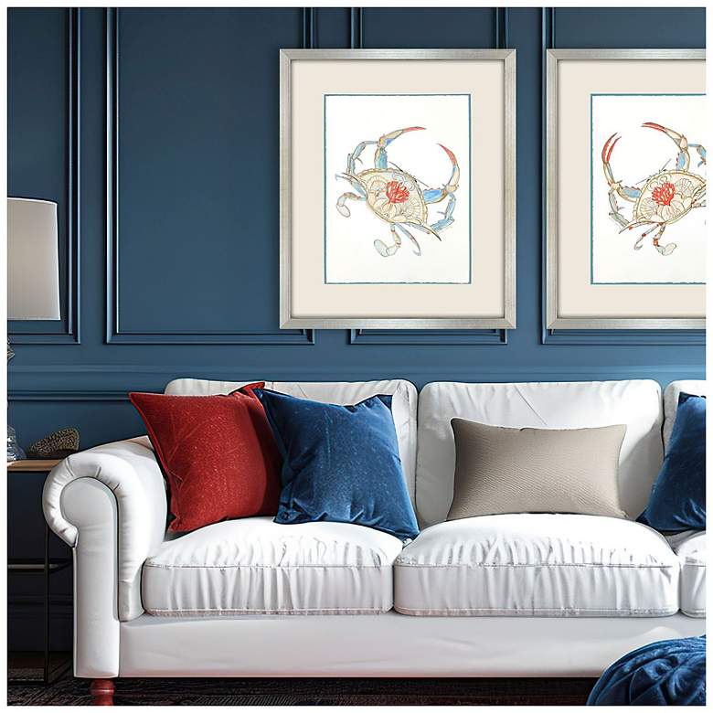 Image 4 Crab Celebration I 33"W x 39"H Framed Art more views