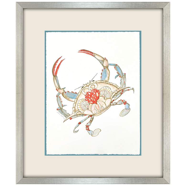 Image 1 Crab Celebration II 33"W x 39"H Framed Art