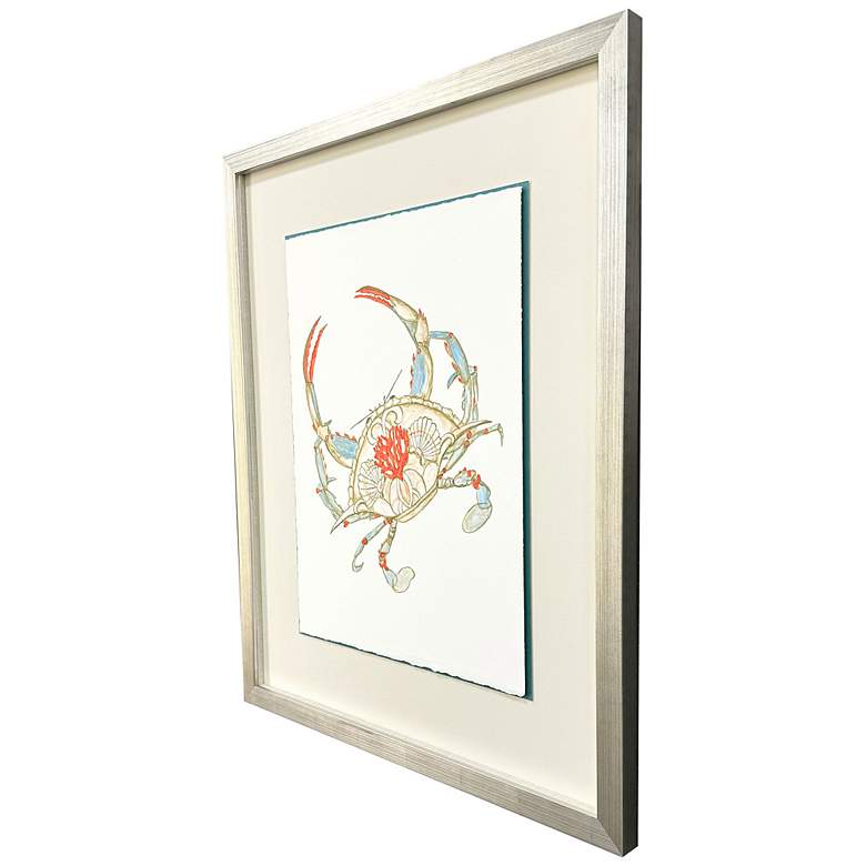 Image 2 Crab Celebration II 33"W x 39"H Framed Art more views