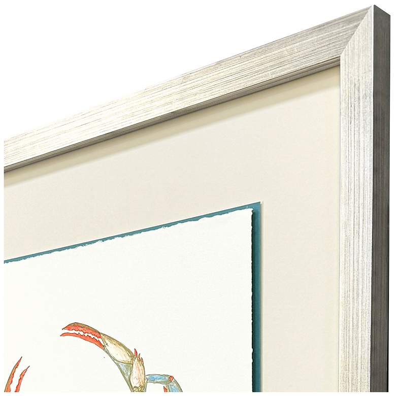 Image 3 Crab Celebration II 33"W x 39"H Framed Art more views