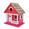 Crab Cottage Red Wood Birdhouse