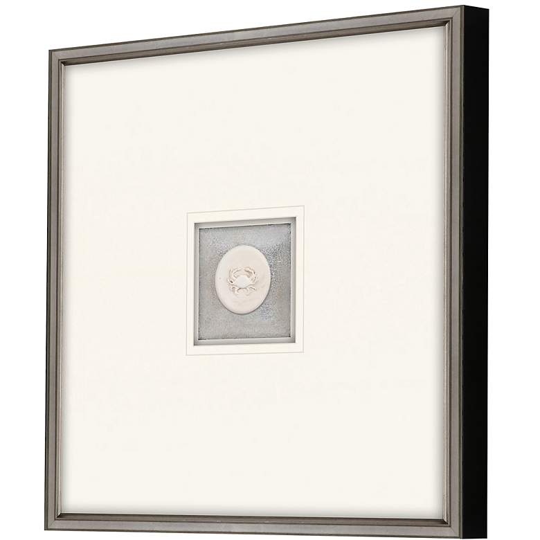 Image 3 Crab Intaglio 22" Square Framed Wall Art more views