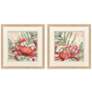 2_Crabby Crab 18"W x 18"H Framed Art - Set of 2