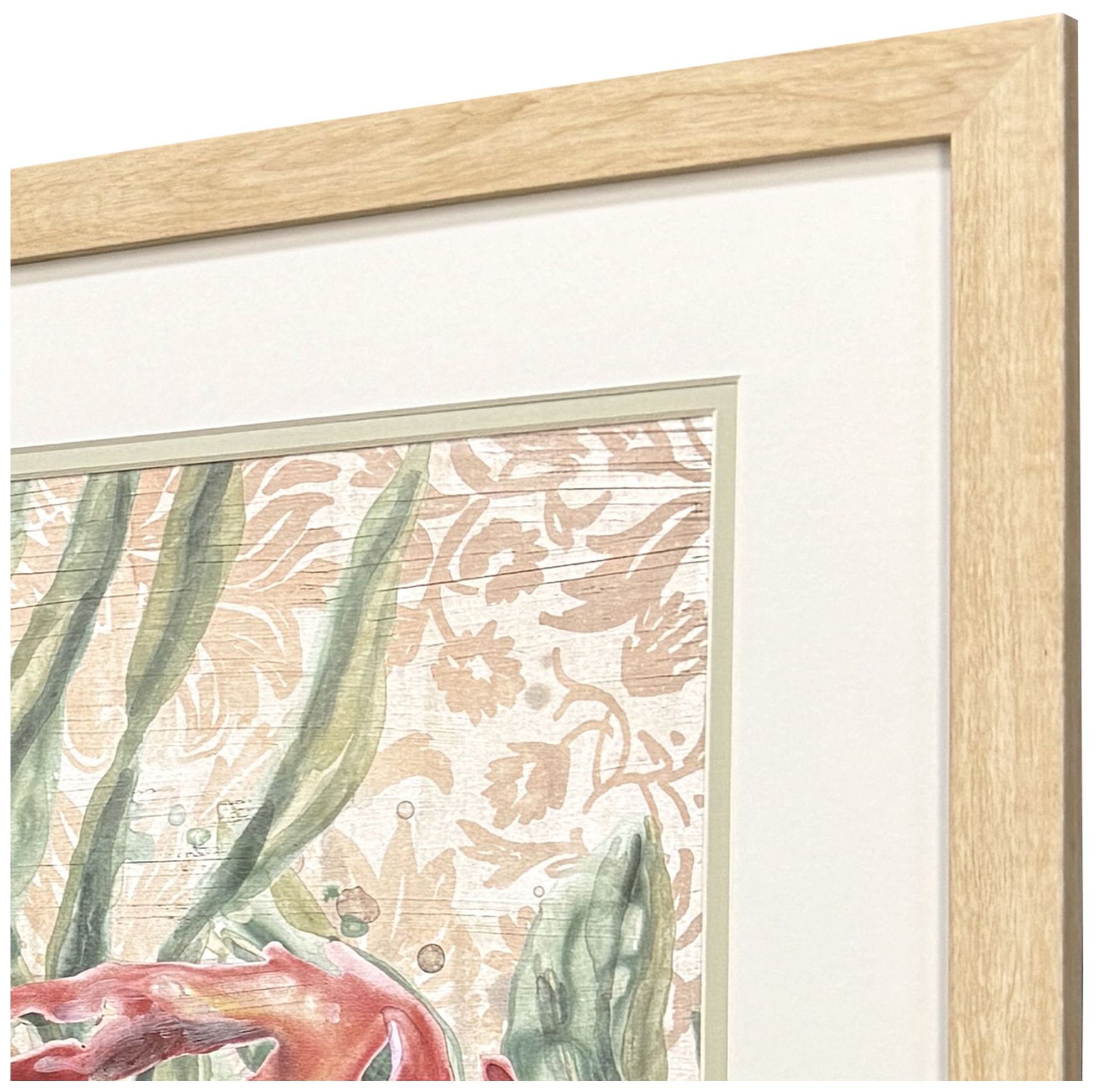 Image 4 Crabby Crab 18"W x 18"H Framed Art - Set of 2 more views