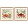Crabby Melody 18"W x 18"H Framed Art - Set of 2