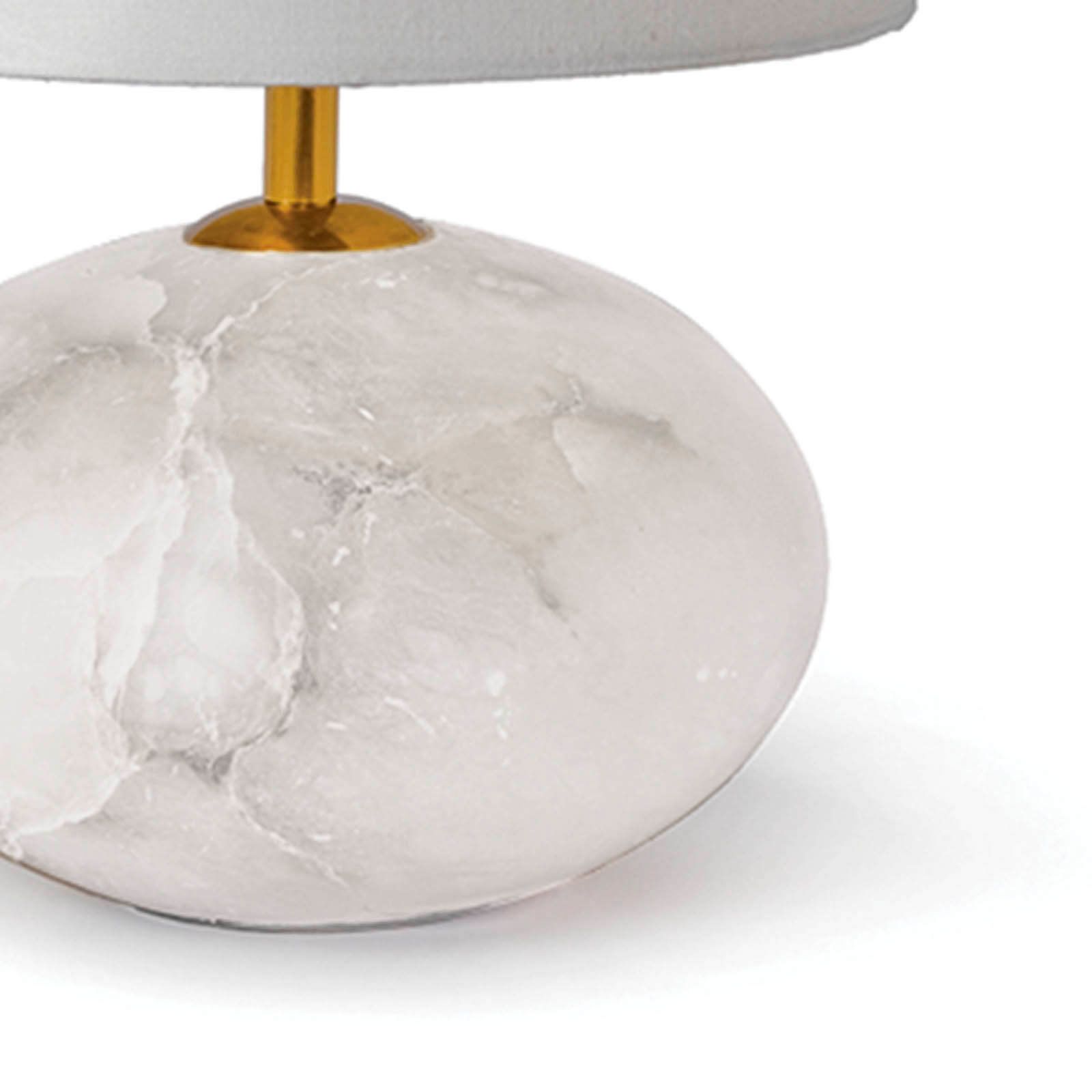 Crabtree Natural Alabaster 16" High Orb Accent Table Lamp