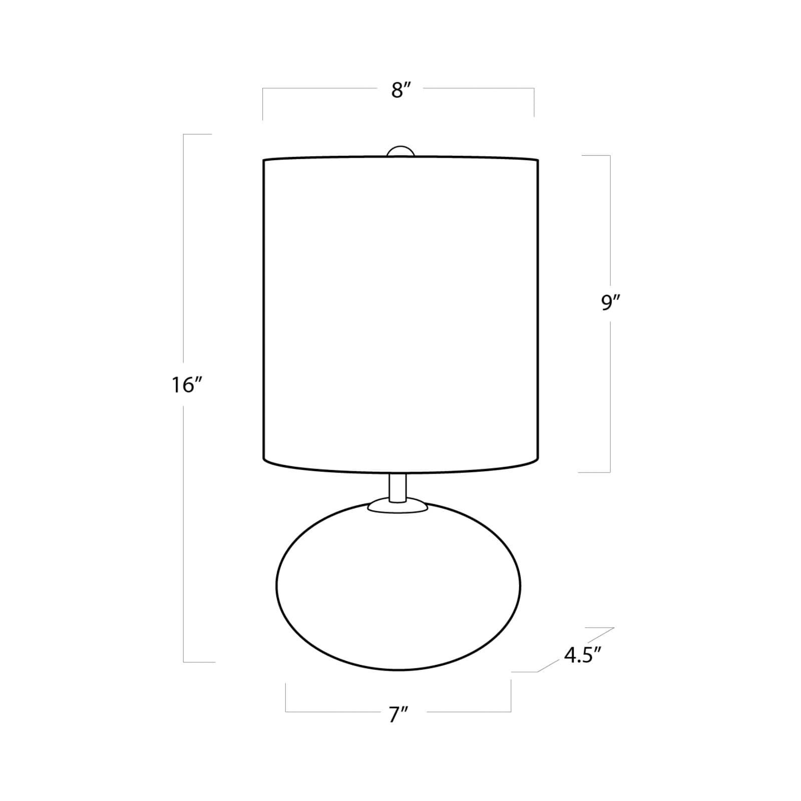 Crabtree Natural Alabaster 16" High Orb Accent Table Lamp