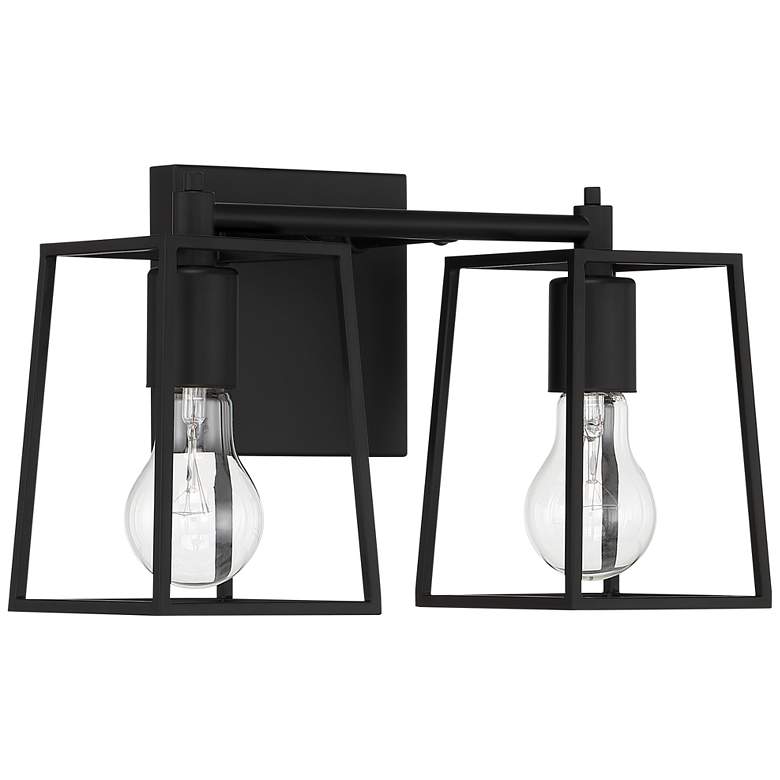 Image 1 Craftmade 2 Light Vanity Dunn in Flat Black