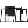 Craftmade 2 Light Vanity Dunn in Flat Black