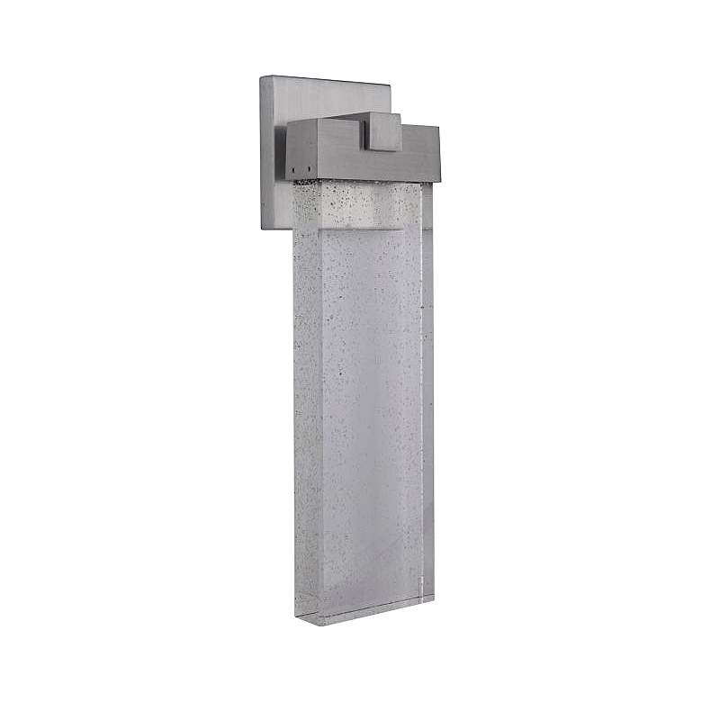 Image 1 Craftmade Aria 19 1/2" Modern Satin Aluminum LED Outdoor Wall Light