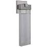 1_Craftmade Aria 19 1/2" Modern Satin Aluminum LED Outdoor Wall Light