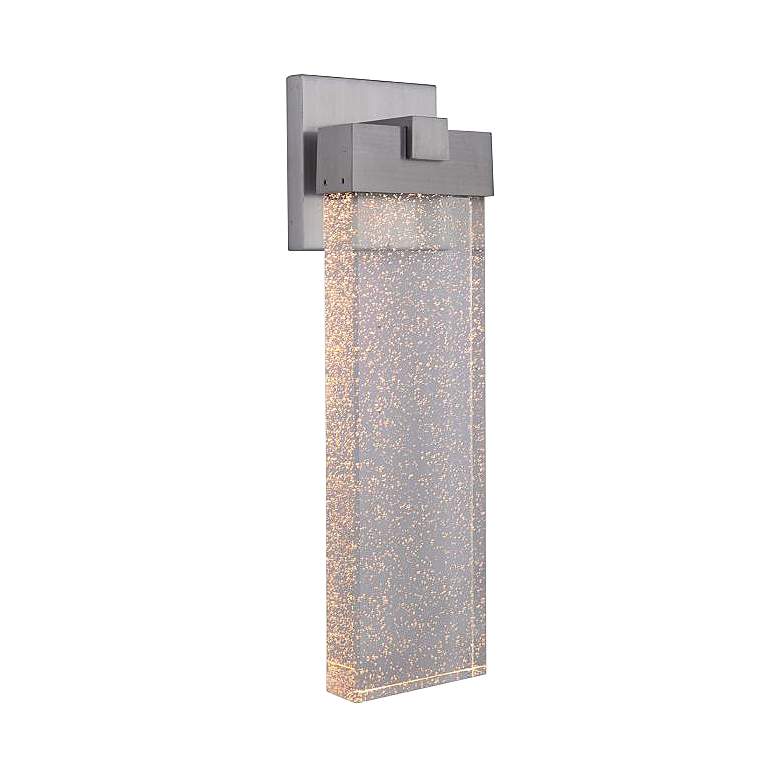 Image 2 Craftmade Aria 19 1/2" Modern Satin Aluminum LED Outdoor Wall Light more views