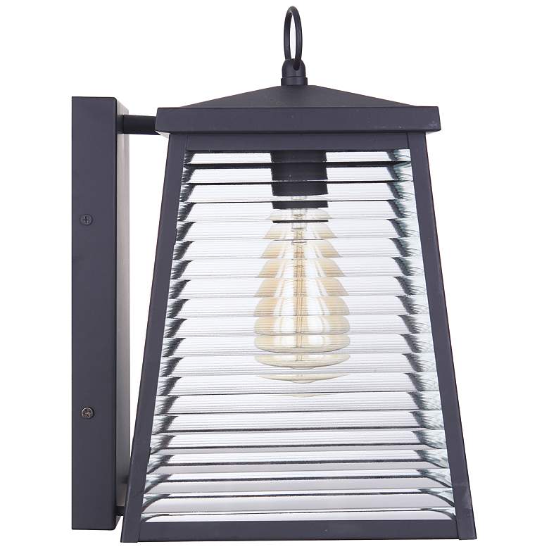 Image 3 Craftmade Armstrong 10 1/2 inch High Midnight Outdoor Wall Light more views