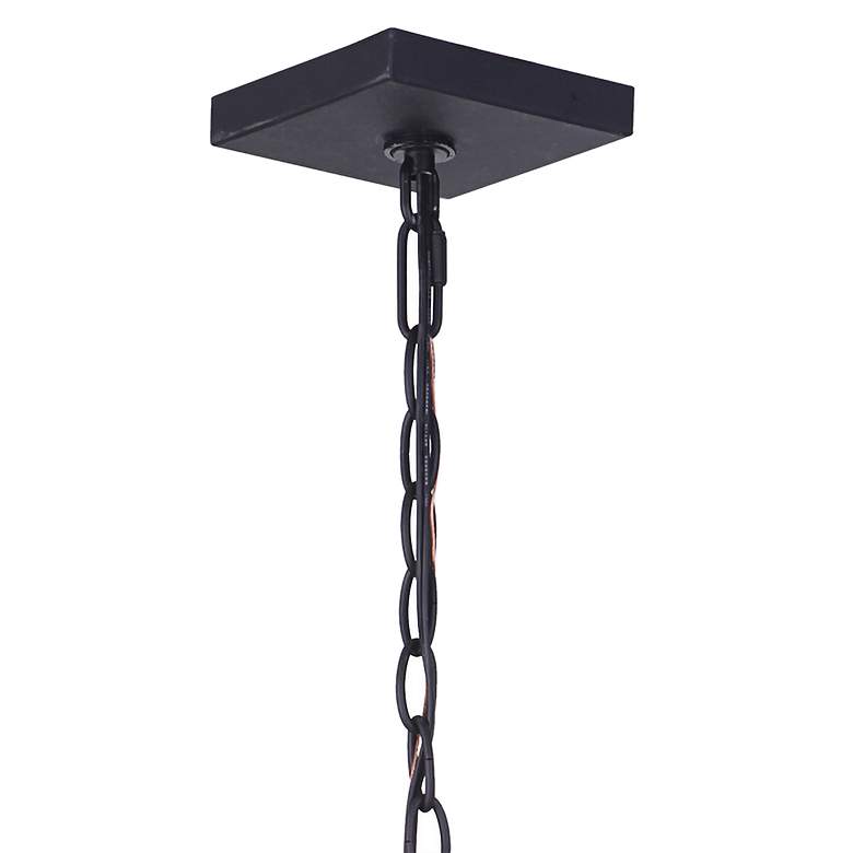 Image 3 Craftmade Armstrong 12 3/4" High Black and Glass Outdoor Hanging Light more views
