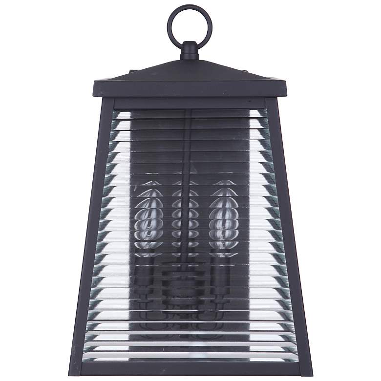 Image 3 Craftmade Armstrong 13 1/4" High Midnight Outdoor Wall Light more views