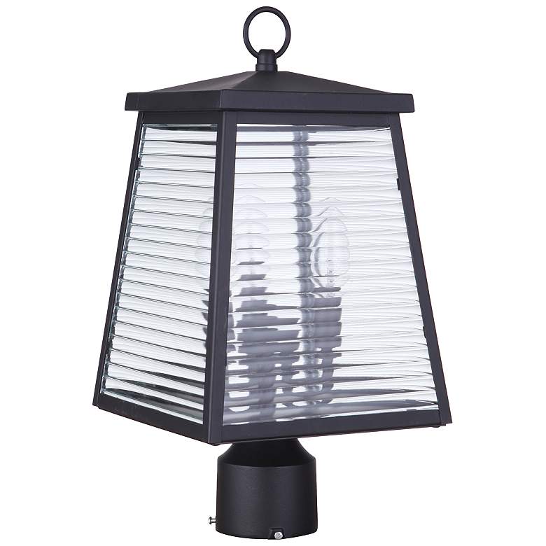 Image 1 Craftmade Armstrong 16 1/4" High Midnight Outdoor Post Light