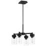 Craftmade Bennet 20" Wide 4-Light Black Finish Outdoor Chandelier