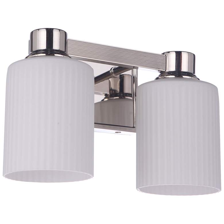 Image 1 Craftmade Bretton 2 Light Vanity in Polished Nickel