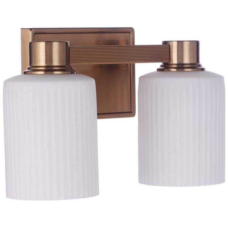 Image 1 Craftmade Bretton 2 Light Vanity in Satin Brass